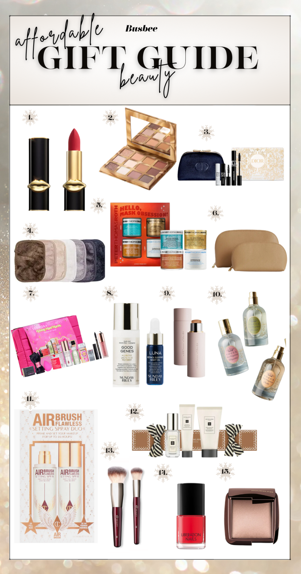 Affordable beauty gifts, Erin Busbee, Busbee Style, Fashion Over 40